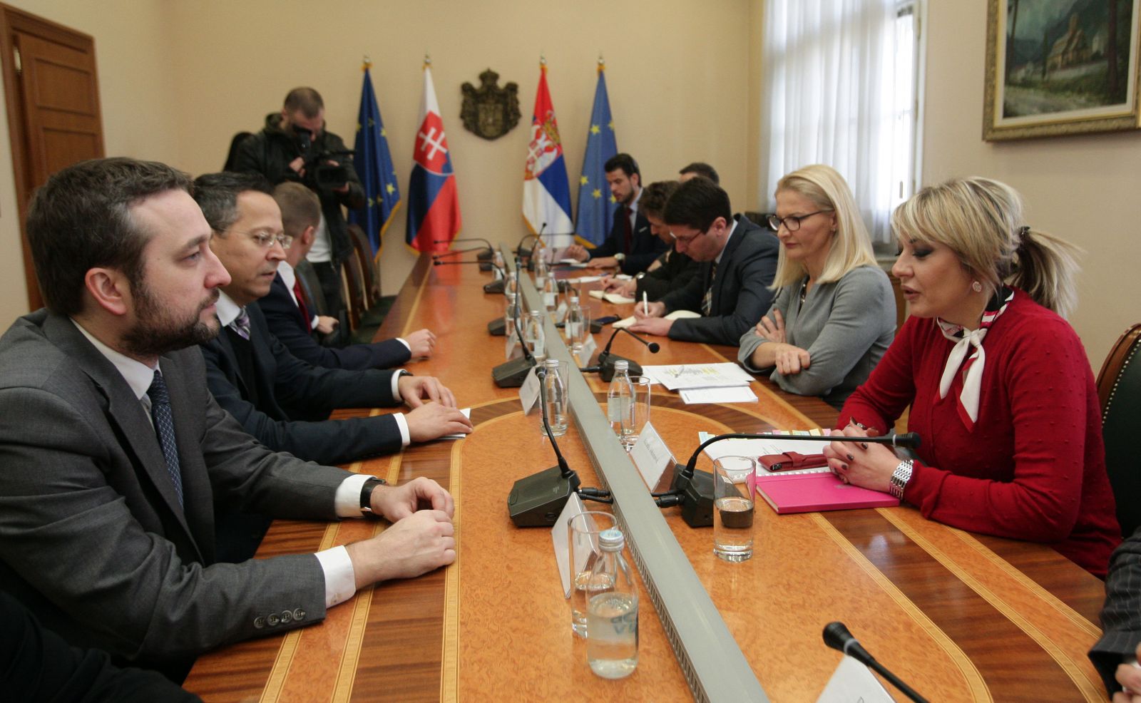 J. Joksimović and Slovak Parliament delegation: Full support to Serbia’s European path