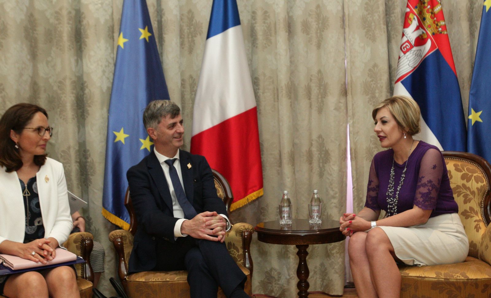 J. Joksimović and French senators: Serbia – constructive partner of the EU