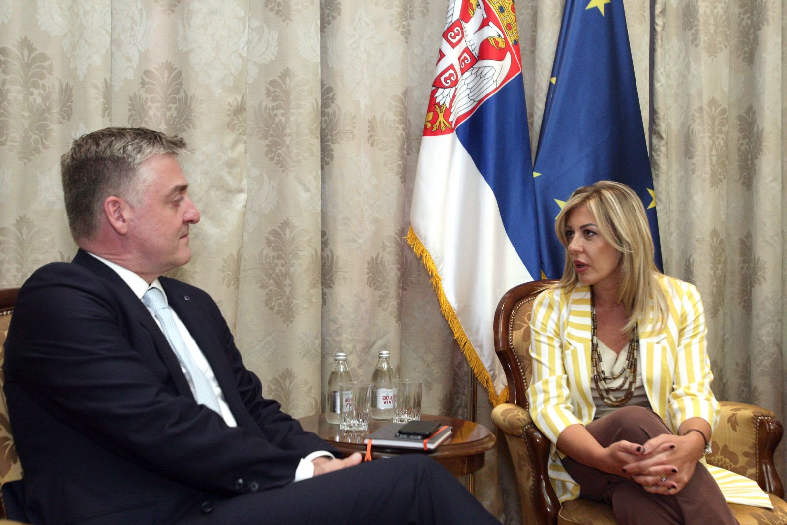 Ј. Јоксимовић и Флесенкемпер: Експертске препоруке Савета Европе важне за Србију