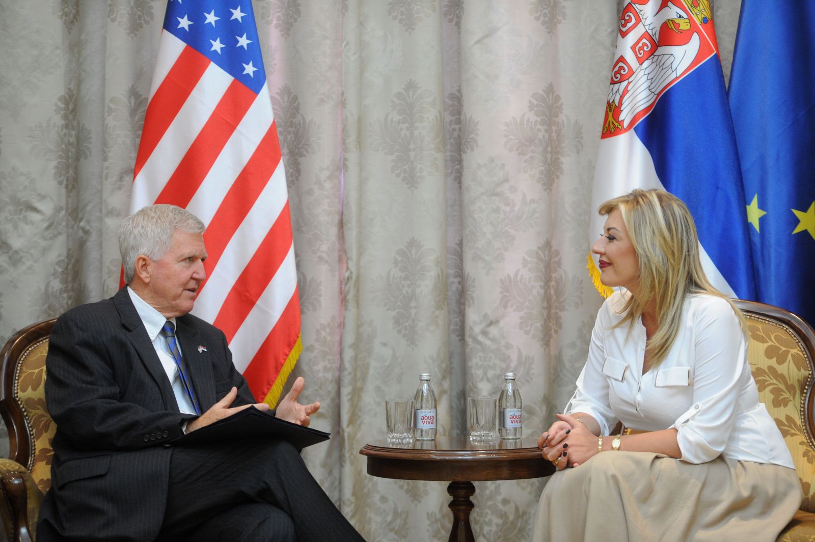 Ј. Јоксимовић и Скат: САД ће наставити да подржавају европске интеграције Србије