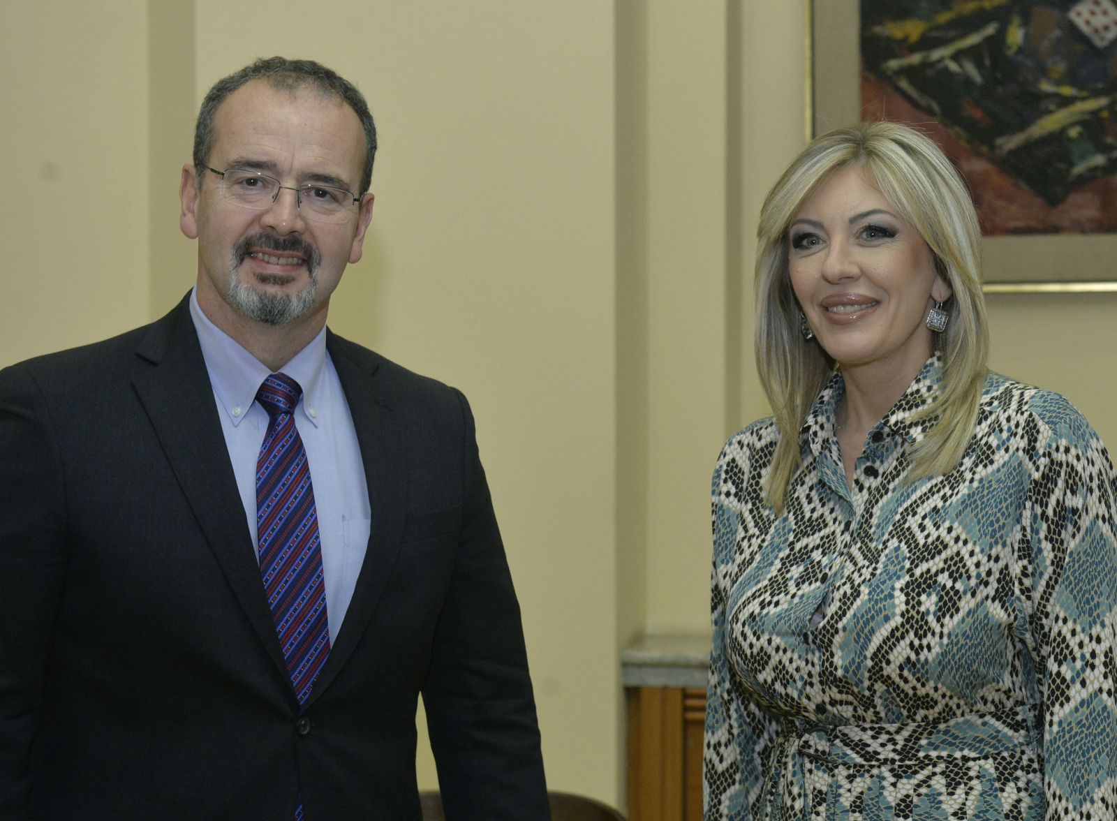 J. Joksimović i Godfri: SAD snažno podržavaju reforme i evropski put Srbije