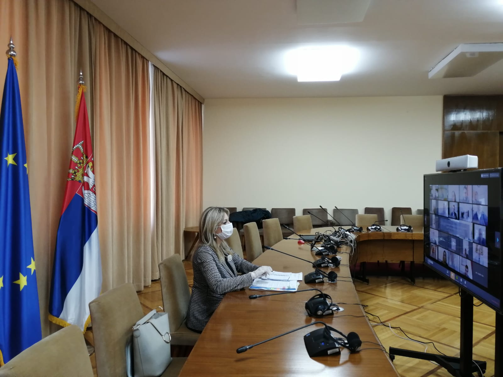 J. Joksimović and EU ambassadors on fight against COVID-19