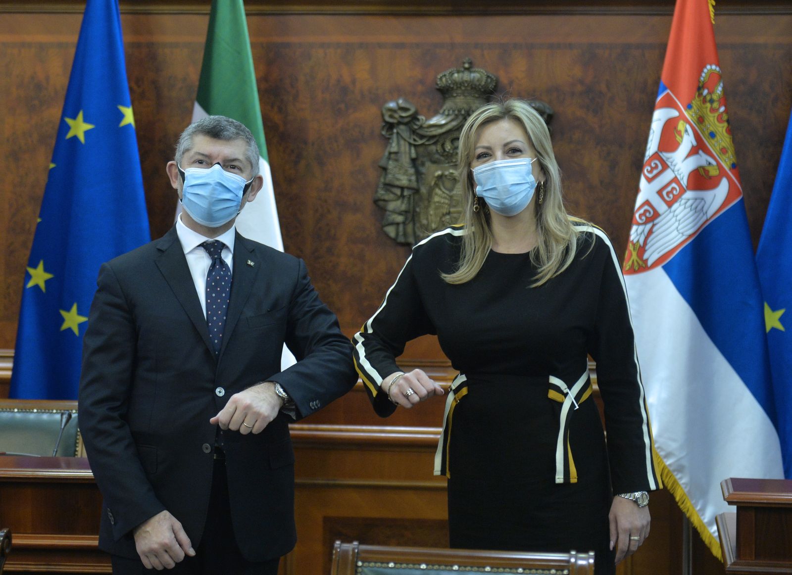 Joksimović and Scalfarotto on support and solidarity between Serbia and Italy