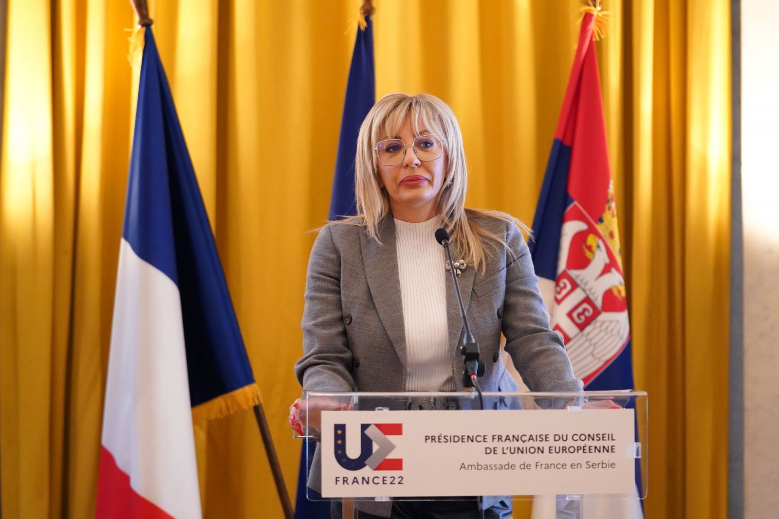 J. Joksimović: Reforms will maintain same pace during French presidency J. Joksimović: Reforms will maintain same pace during French presidency