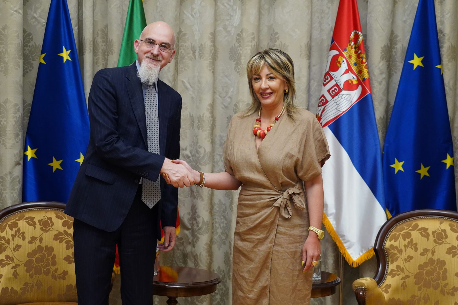 J. Joksimović i Gori: Jačanje saradnje Srbije i Italije u svim oblastima 