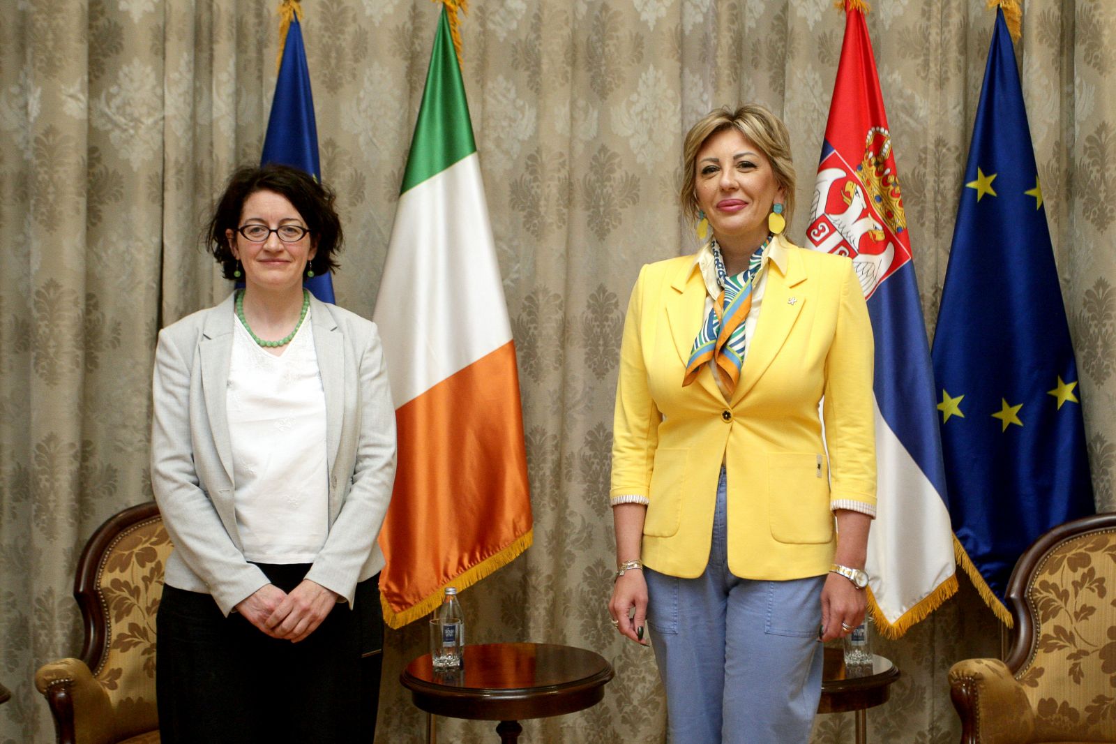 Joksimović and Fitzgerald on strengthening cooperation between Serbia and Ireland