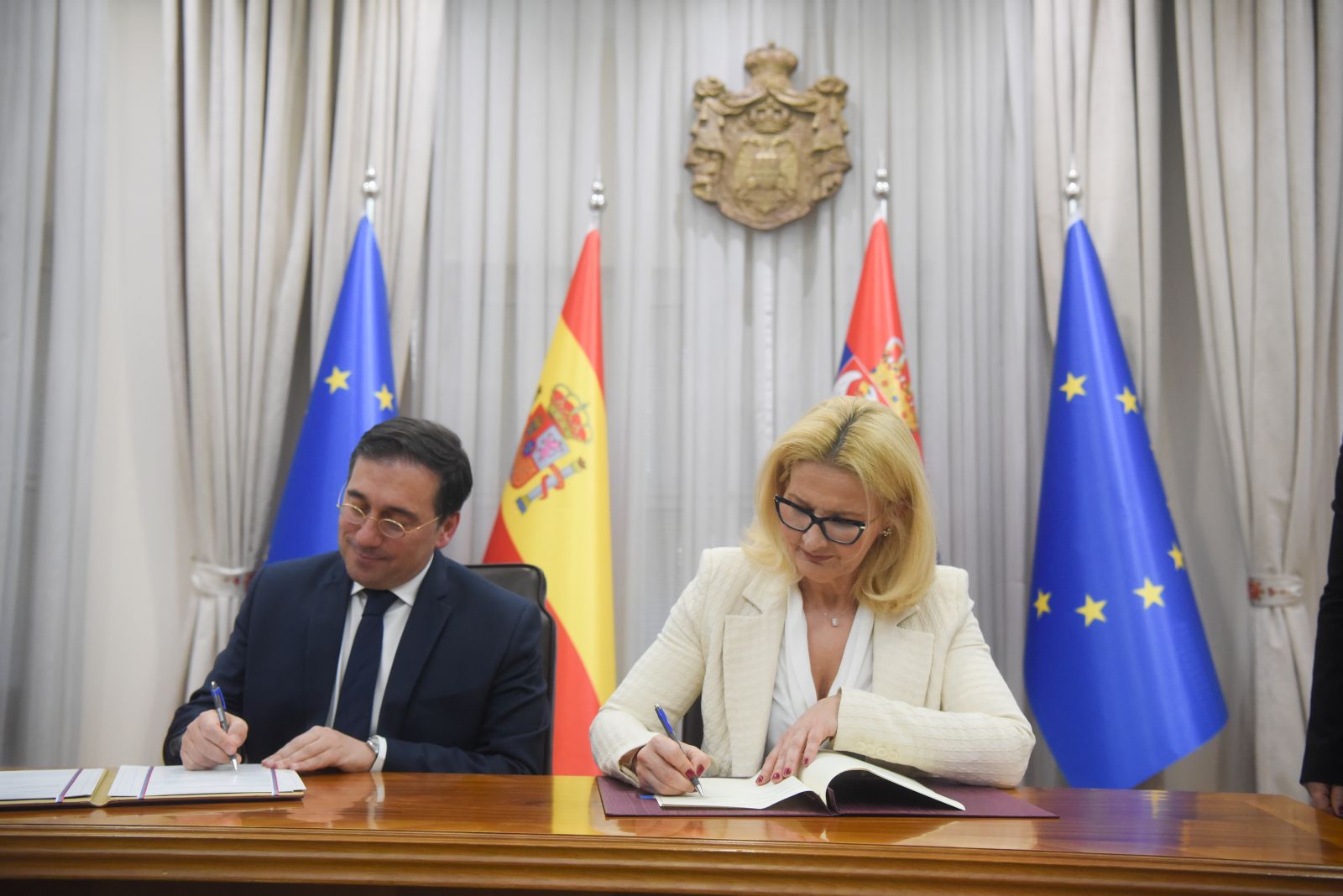 Miščević and Albares signed a Memorandum of Understanding