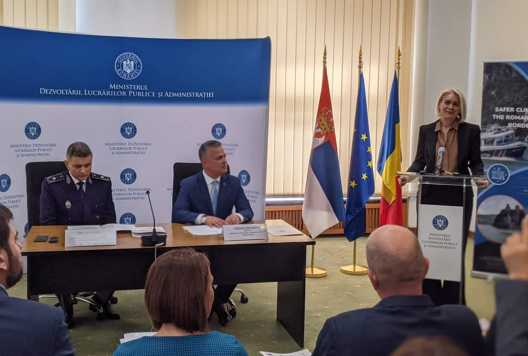 The finance agreement on the project of strategic importance “SAFE” – safer atmosphere on Romanian-Serbian border has been signed