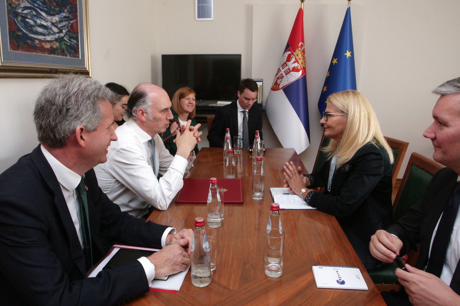 Miščević introduced Docherty to Serbia’s progress in the European integration process