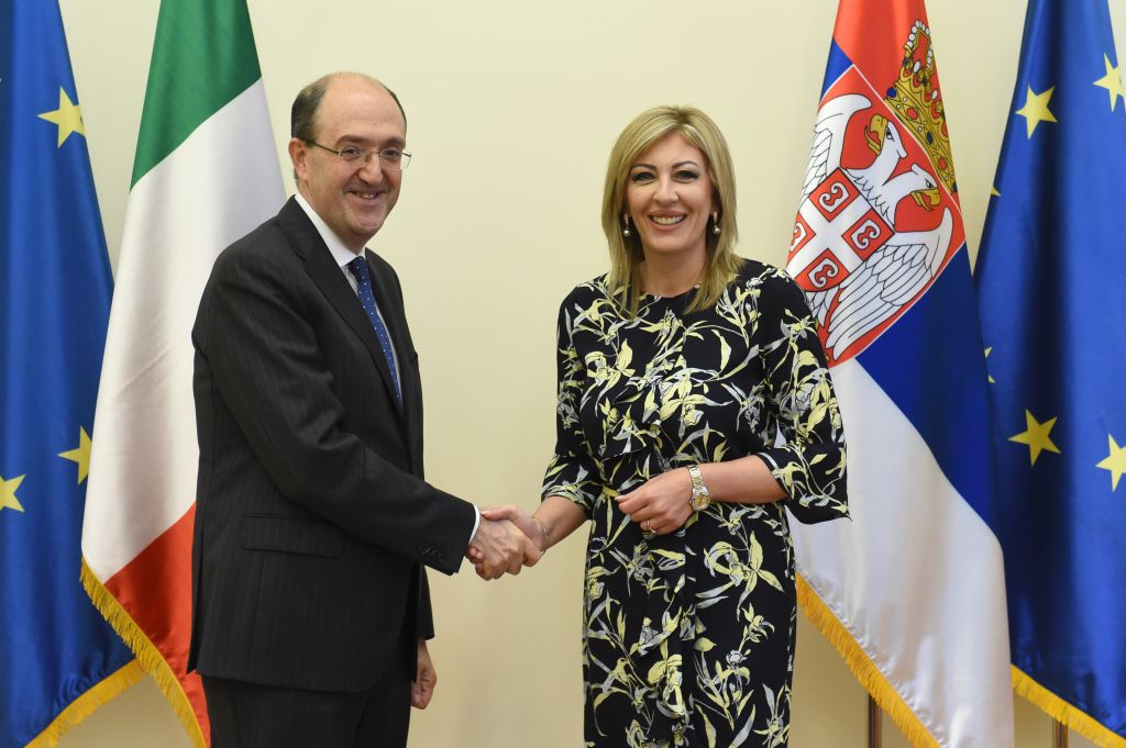 J. Joksimović i Lo Kašo: Italija prepoznaje napredak Srbije u reformama