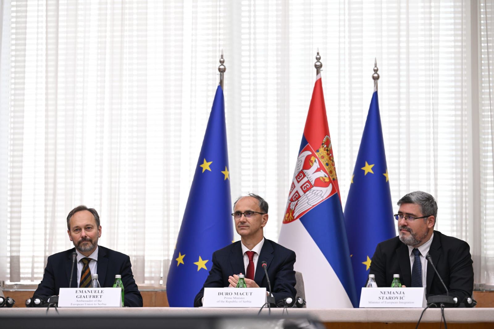 Održan sastanak sa šefovima misija država članica Evropske unije Održan sastanak sa šefovima misija država članica Evropske unije