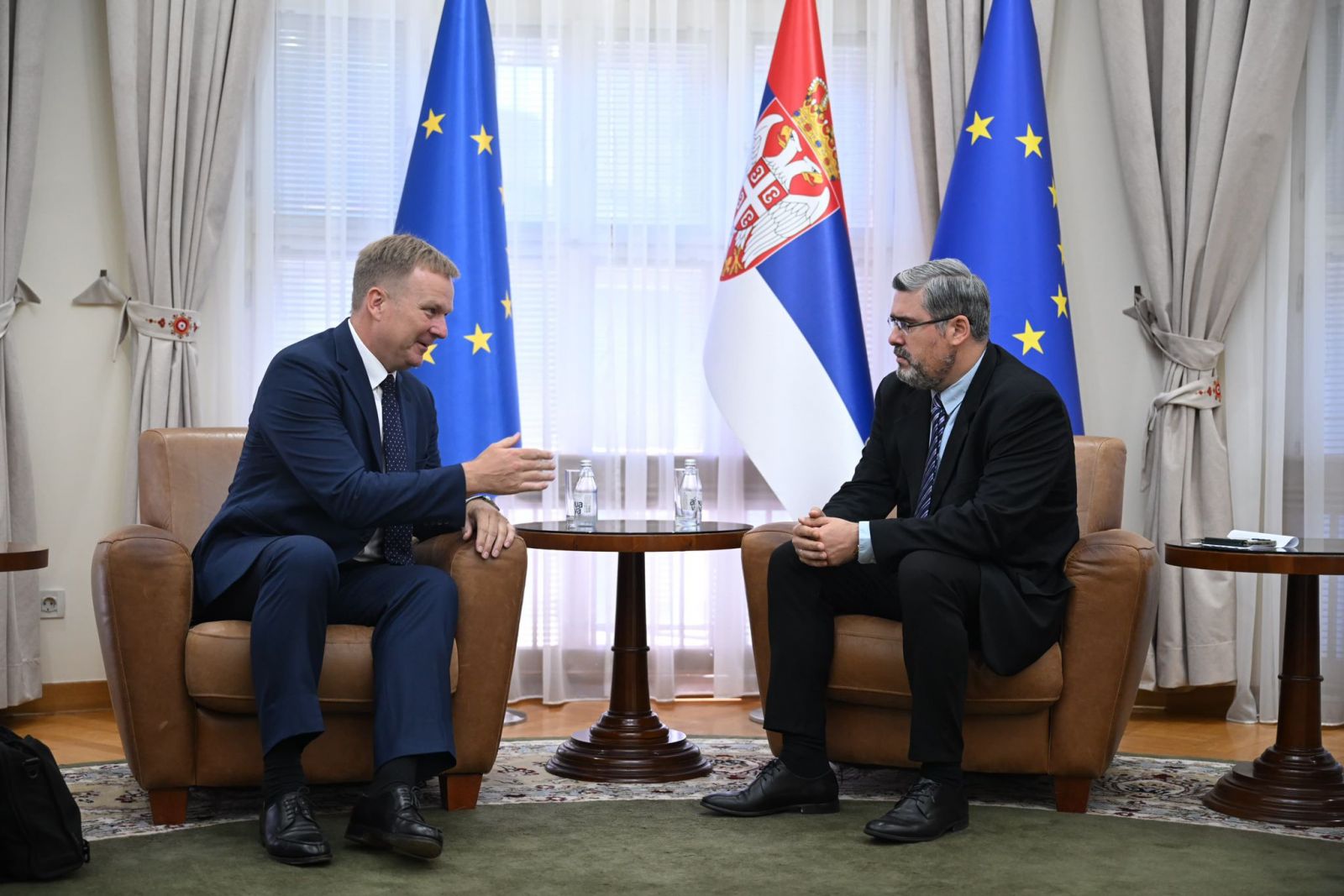 Meeting between Minister Starović and Peter Sørensen