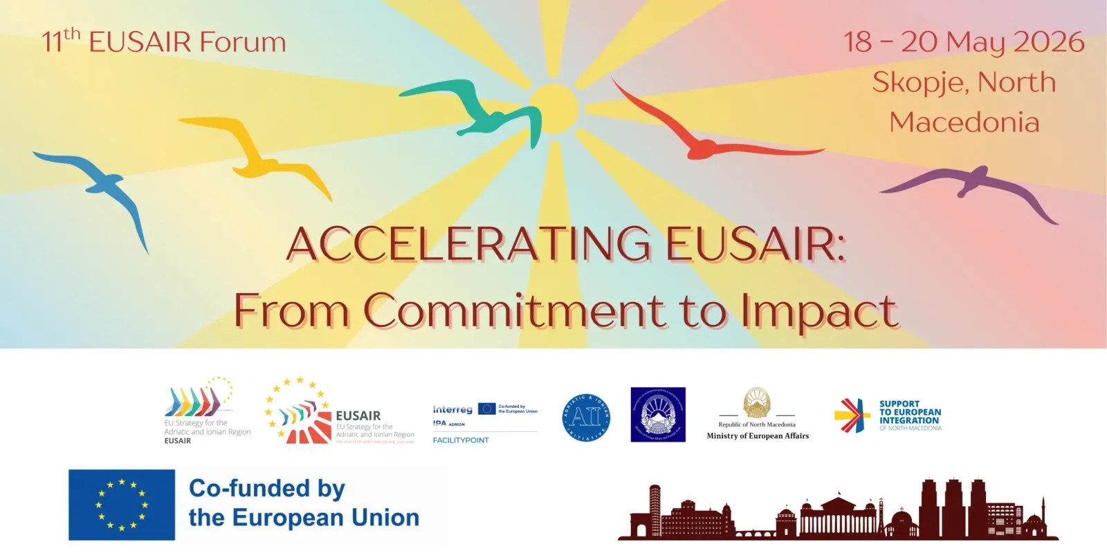 Join the 11th EUSAIR Annual Forum in Skopje