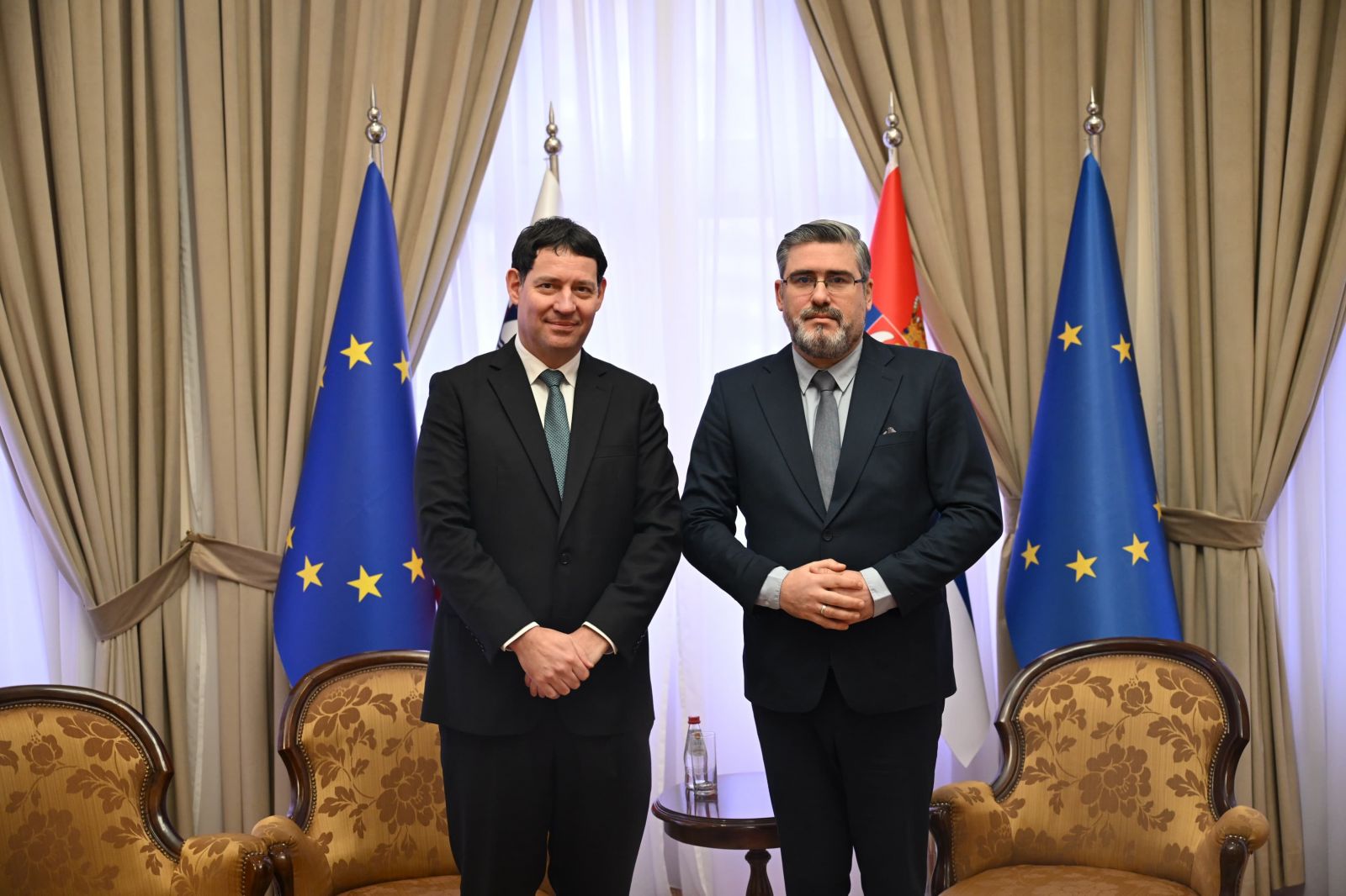 Special Envoy of the Government of Slovenia for the Western Balkans, Anžej Frangeš, on a Farewell Visit to Minister Starović 