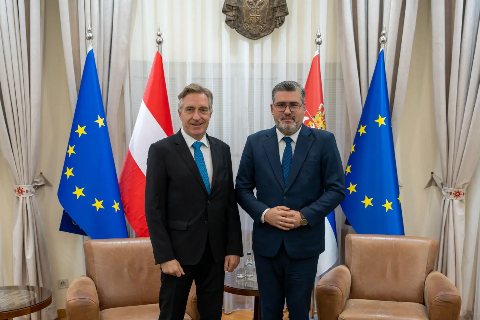 Старовић са амбасадором Аустрије о европском путу Србије