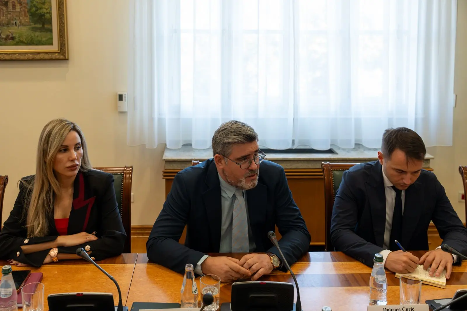 Старовић са португалским новинарима о европском путу Србије